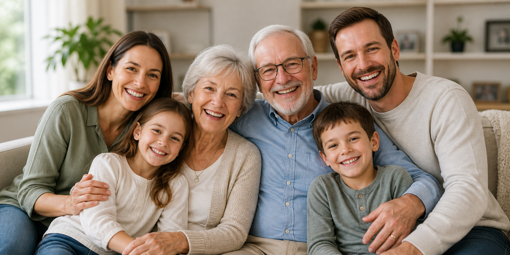 Family protected by final expense insurance coverage